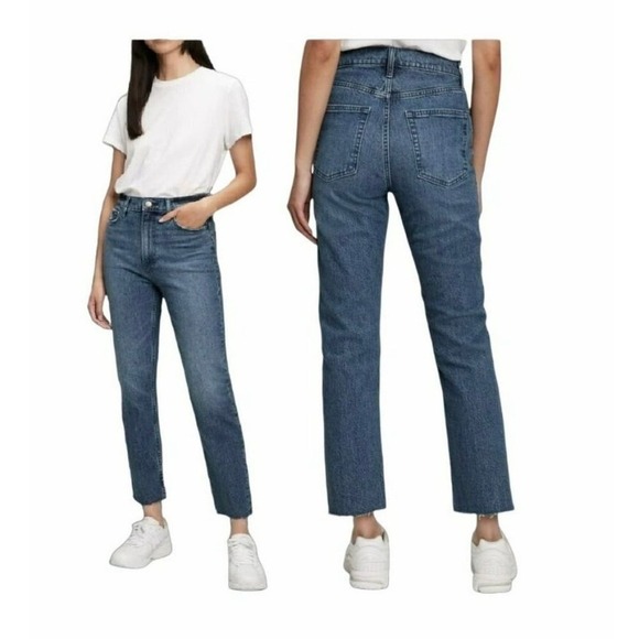 GAP Denim - Gap Sky High Straight Jeans